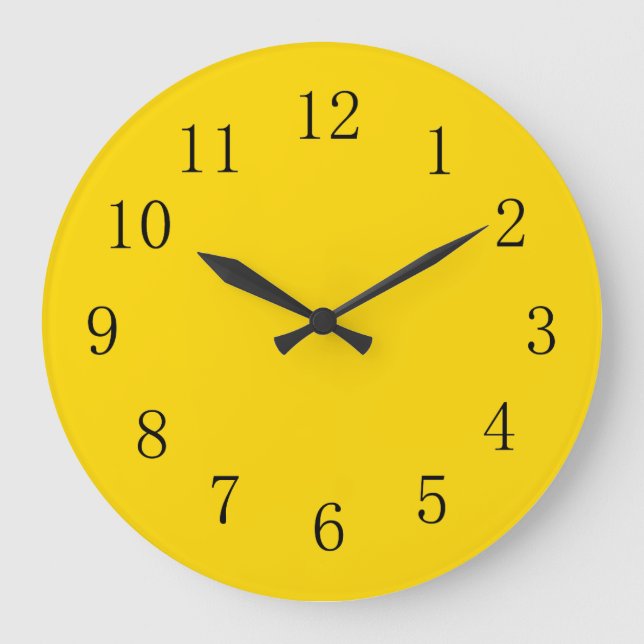 School Bus Yellow Kitchen Wall Clock Runde Wanduhr (Vorderseite)