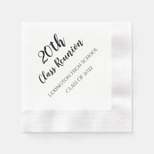 School Class Wiedersehen Custom Napkins 20. 25. 50 Serviette