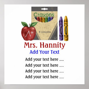 School Classroom Poster Lg. von SRF