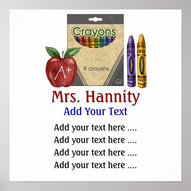 School Classroom Poster Lg. von SRF (Vorne)