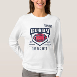 School Club Team League Name Year Rugby T-Shirt