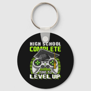 School Complete Video Game Senior Abschluss Gift Schlüsselanhänger