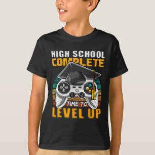 School Complete Video Game Senior Abschluss Gift T-Shirt