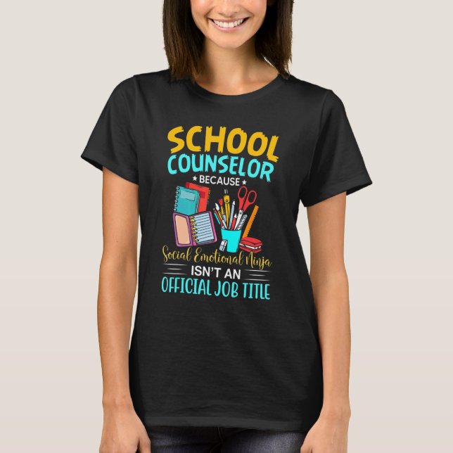 School Counselor Counseling Week Quotes T-Shirt (Vorderseite)