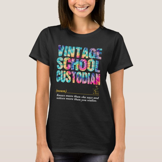 School Custodian Appreciation Week Back to School T-Shirt (Vorderseite)
