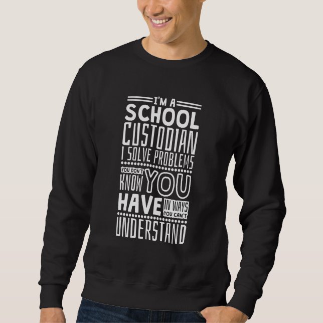 School Custodian for Janior Sweatshirt (Vorderseite)