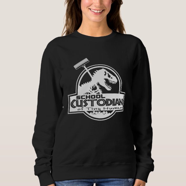 School Custodian Of Tiny Humans  Back To School Ja Sweatshirt (Vorderseite)