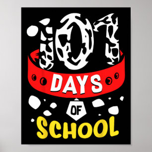 School Days T Dalmatiner Hund 100. Redewendungen T Poster