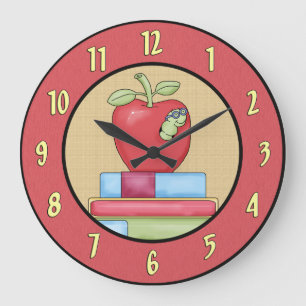School Days Wall Clock Große Wanduhr