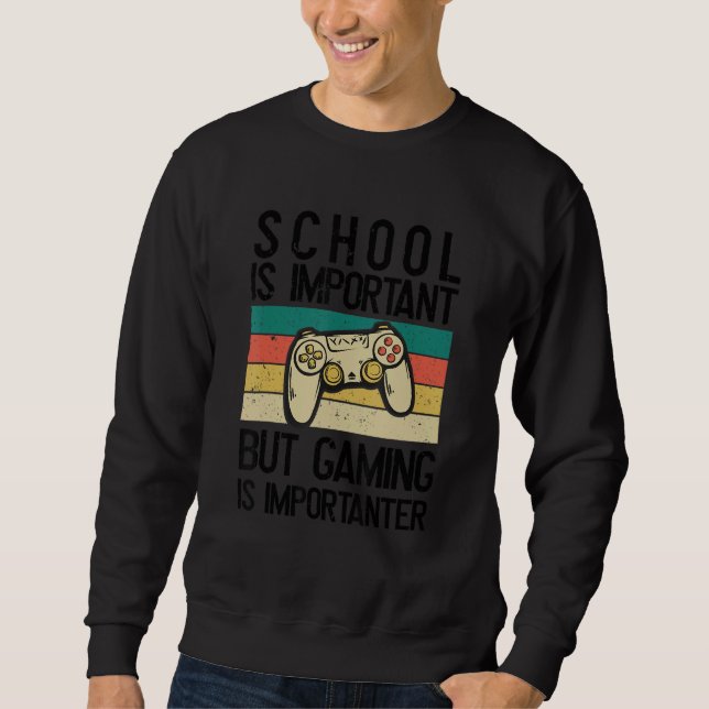 School is important_5 sweatshirt (Vorderseite)