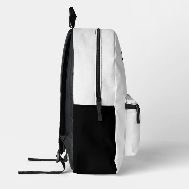 School is not my life - bag bedruckter rucksack (Links)