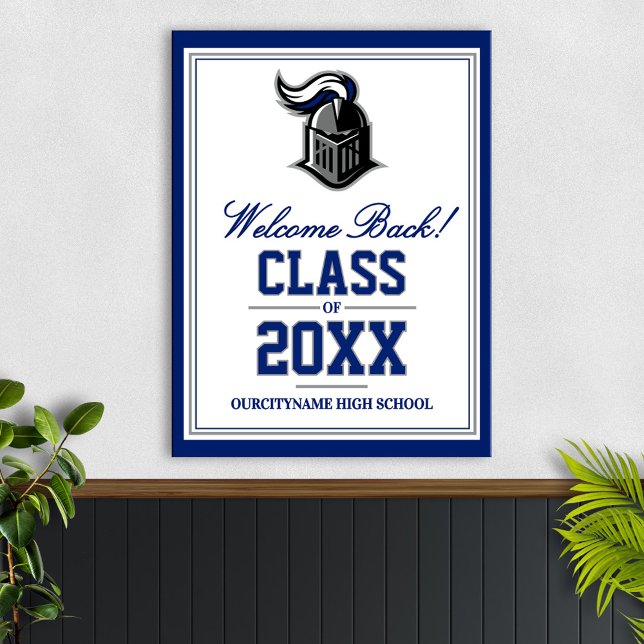 School Mascot Class Reunion Welcome Poster (Von Creator hochgeladen)