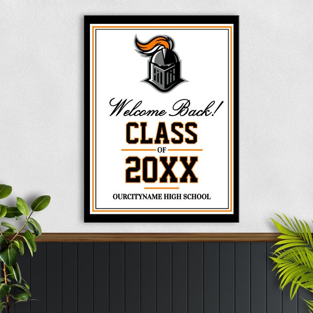 School Mascot Class Reunion Welcome Poster (Von Creator hochgeladen)