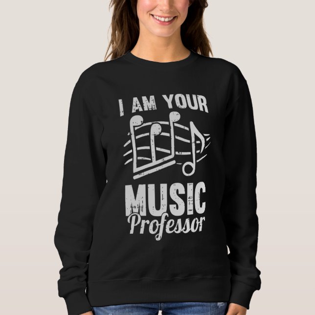 School Notes Education   Educator Music Teacher Sweatshirt (Vorderseite)