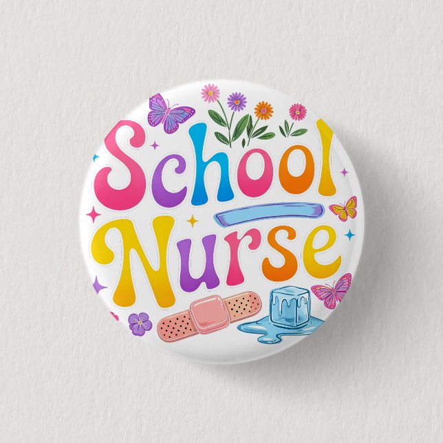 School Nurse Button (Vorderseite)