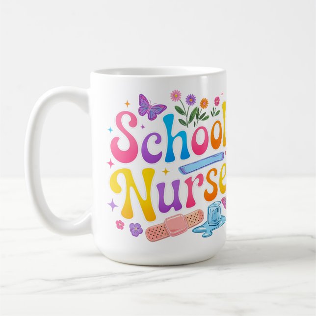 School Nurse Coffee Mug Kaffeetasse (Links)