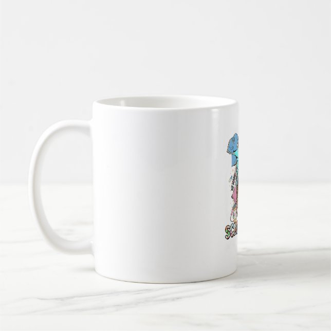 School Nurse Life Messy Bun Kaffeetasse (Links)