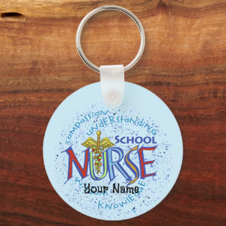 School Nurse Motto Schlüsselanhänger