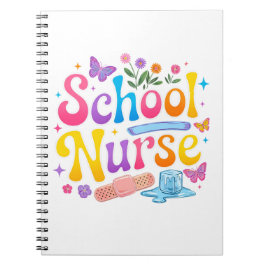School Nurse Photo Notebook Notizblock