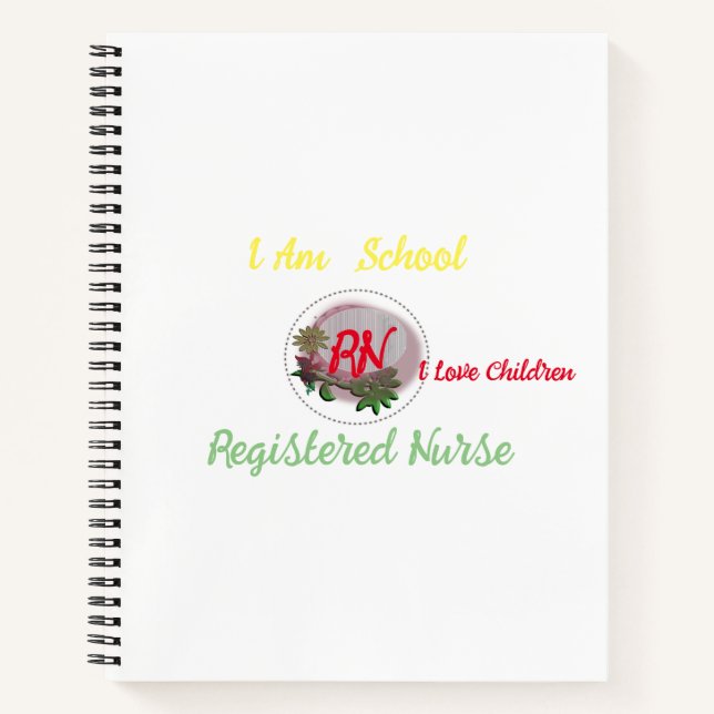 School Nurse Spiral Notebook Notizbuch (Vorderseite)