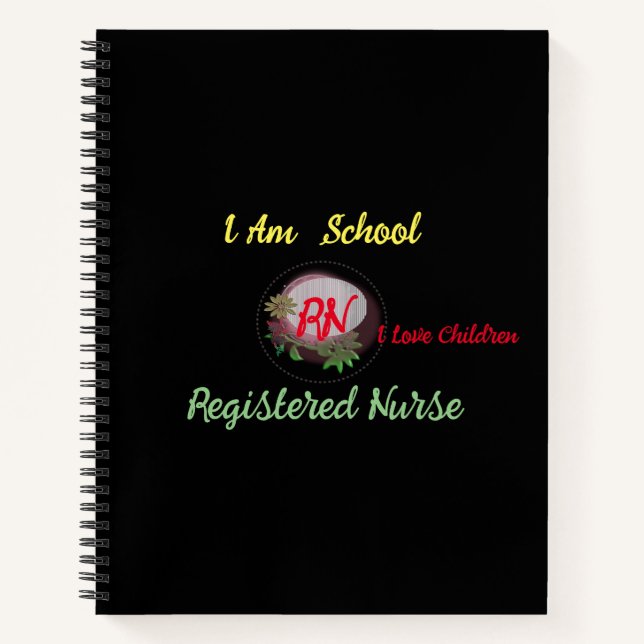 School Nurse Spiral Notebook Notizbuch (Vorderseite)