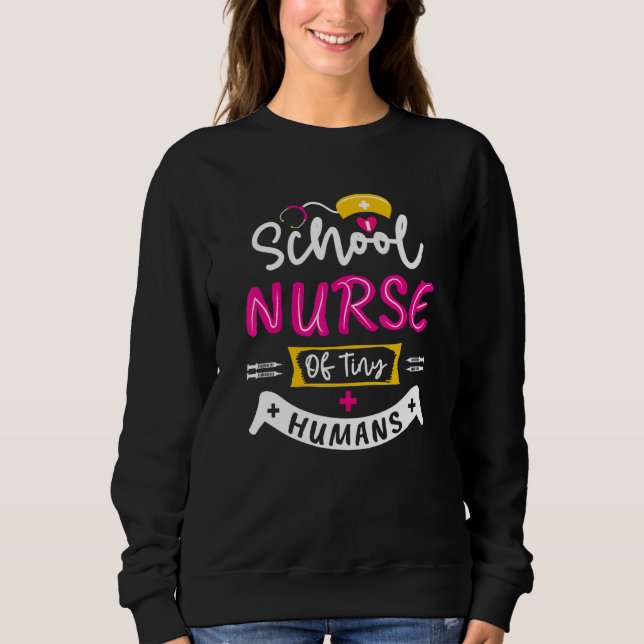 School Nurse Supplies School Nurse Nursing Accesso Sweatshirt (Vorderseite)