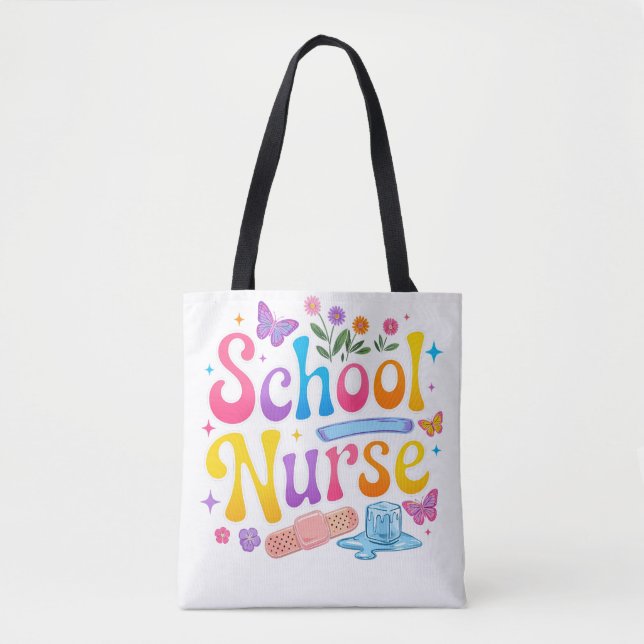 School Nurse Tote Bag (Vorderseite)