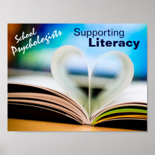 School Psychologists Supporting Literacy Poster