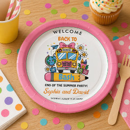 School’s Back Bash! Editable End of Summer Party  Pappteller