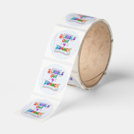 School’s out for summer runder aufkleber