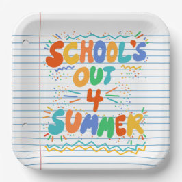 School’s Out Loose Leaf Paper Pappteller