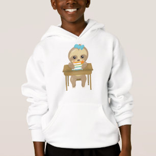School Sloth, Niedlich Sloth, Baby Sloth, Bücher,  Hoodie