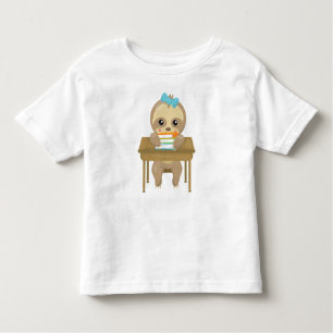 School Sloth, Niedlich Sloth, Baby Sloth, Bücher,  Kleinkind T-shirt