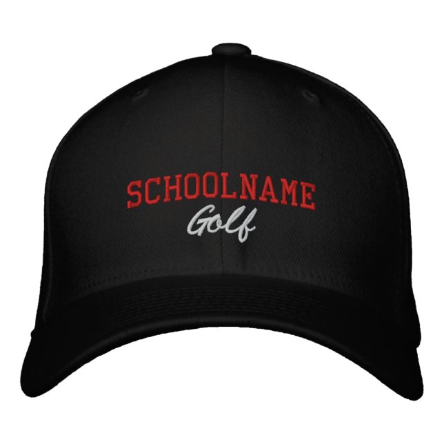 School Spirit Golf - bestickter Hut - PERSONALIZE (Vorderseite)