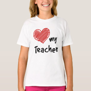 School Spirit Liebe Mein Lehrer T-Shirt