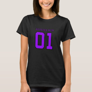 School Sports Thema Booster Club Mama Lila und B T-Shirt
