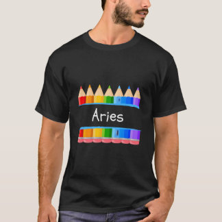 School Teacher Student Name Aries Kindergen Tag T-Shirt