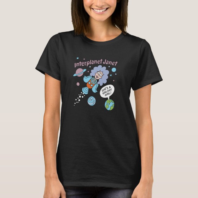 Schoolhouse Rock Interplanet Janet T-Shirt (Vorderseite)