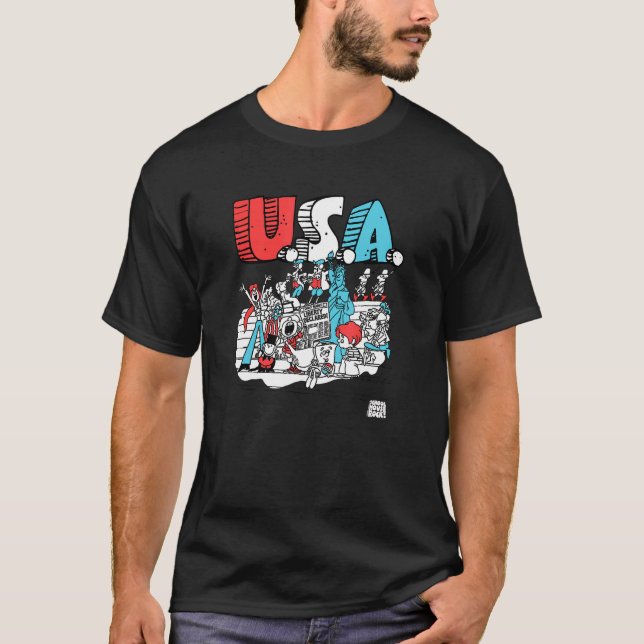 Schoolhouse Rock Usa T-Shirt (Vorderseite)
