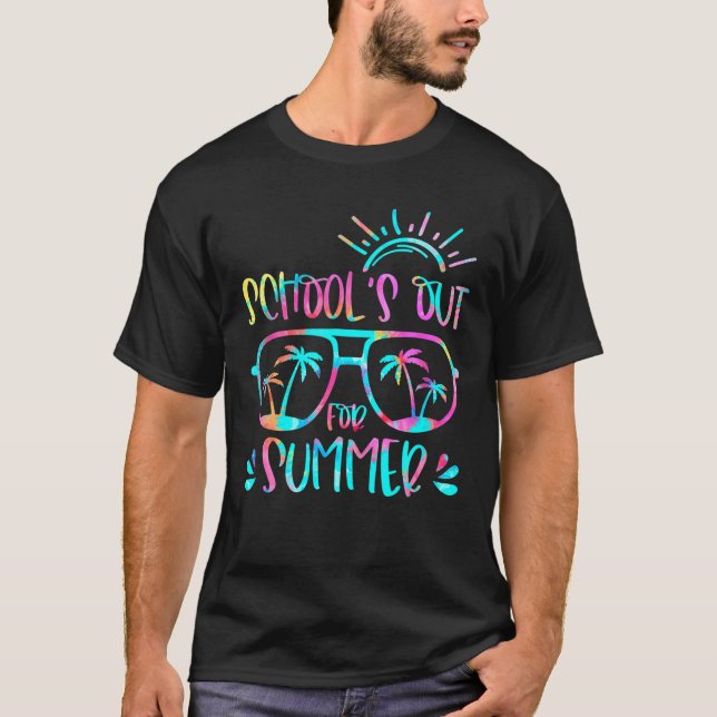 School's Out For Summer Vacation Teacher Last Day T-Shirt (Vorderseite)