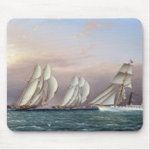 Schooner Dreadnought und Columbia 1870