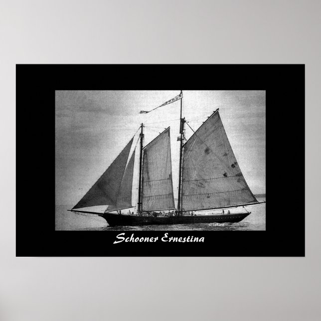 Schooner Ernestina Poster (Vorne)