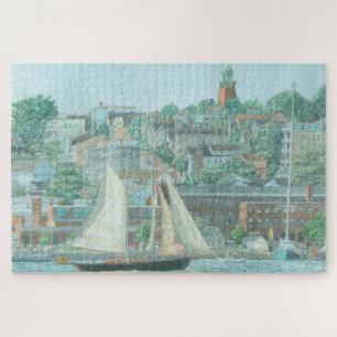 Schooner in Casco Bay 1014er Puzzle