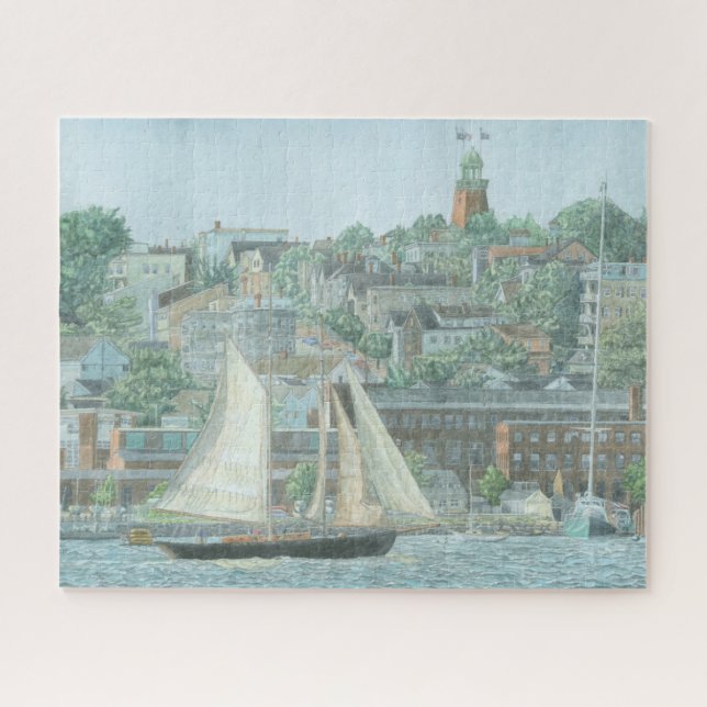Schooner in Casco Bay 520er Puzzle (Horizontal)