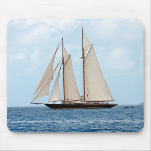 Schooner in den British Virgin Islands Mousepad