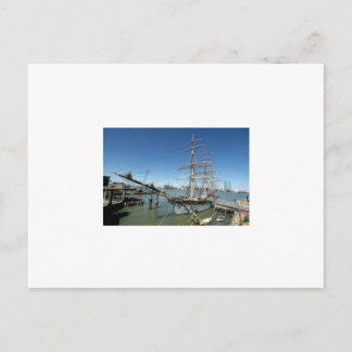 Schooner Melissa in Galveston, TX Postkarte