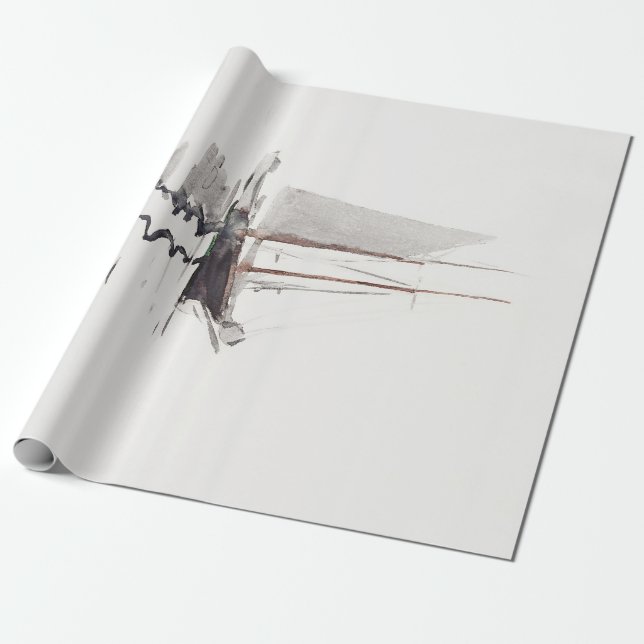 Schöoner mit zwei Masten mit Dory von Winslow Home Geschenkpapier (Ungerollt)