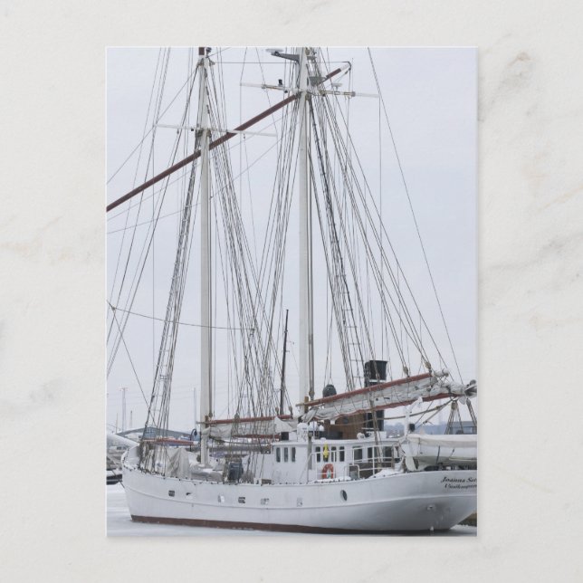 Schooner Postkarte (Vorderseite)