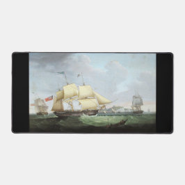 Schooner Schiff Harriet 1900er Schreibtischunterlage