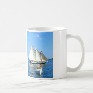 Schooner- und Hummerboots-Tasse Kaffeetasse